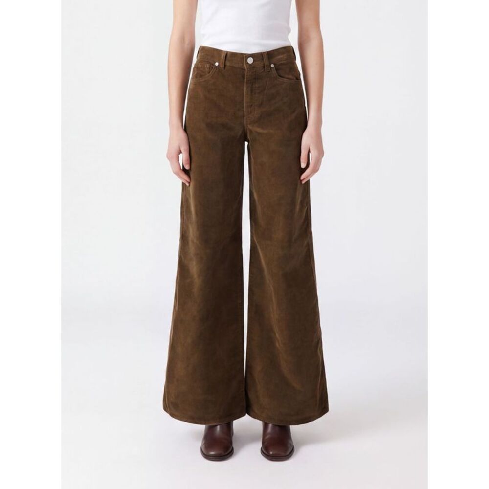 Pt Torino Women Pt Torino Flared Five-Pocket Corduroy Trousers